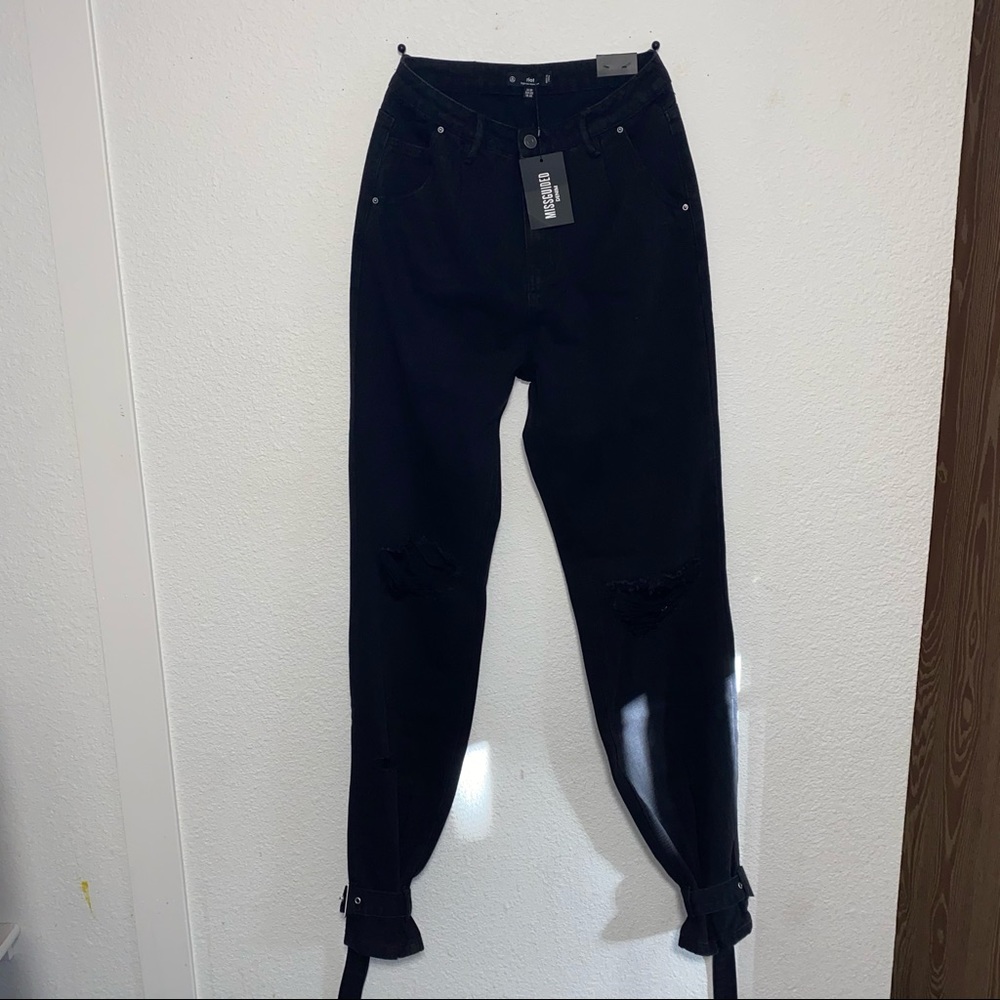 Talk Black Mom Jeans